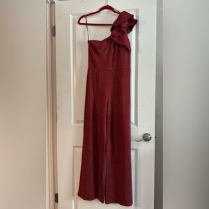 Burgundy Jumpsuit